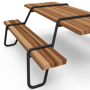 Oto pomysłowy system stołów i ławek