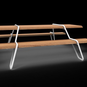 Oto pomysłowy system stołów i ławek