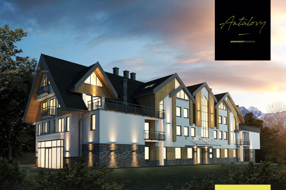 Wizualizacja Antalovy Apartamenty Zakopane. Fot. mat. pras. W Zakopanem powstaje aparthotel od Metropolitan Investment