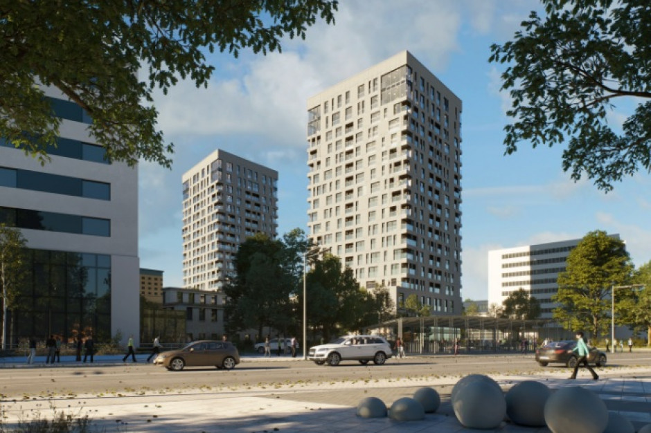 Atal, Sokolska 30. Fot. mat. pras. Dwie wieże. Sokolska 30 Towers w centrum Katowic