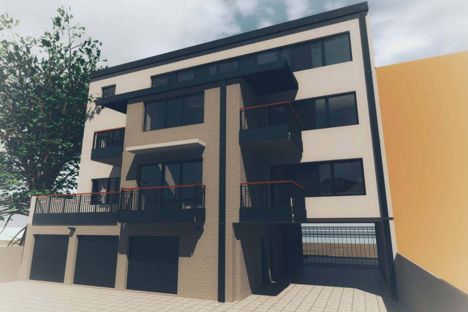 Projekt Leszczyńskiego 53. Fot. www.pubr.com.pl Leszczyńskiego 53: w Bydgoszczy powstają nowe mieszkania