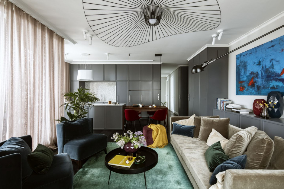 Fot. Yassen Hristov/HOMPICS.com Tak urządzono 100 metrowy apartament na Mokotowie