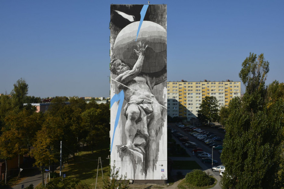 Fot. mat. pras. Romans sztuki z miastem, czyli wielki powrót murali