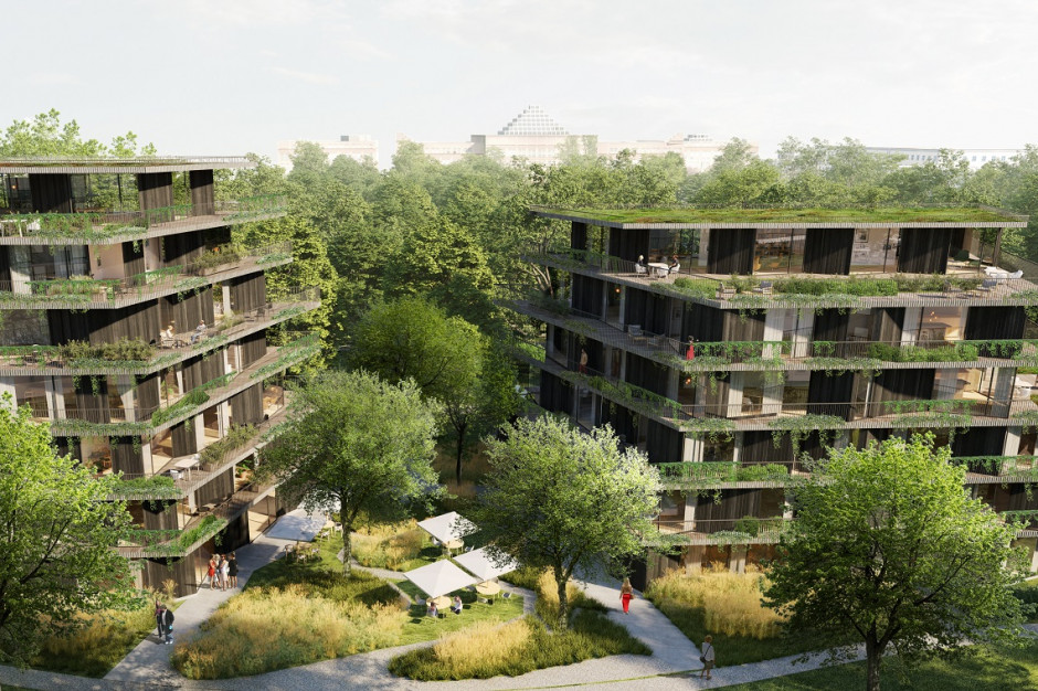 Rakowiecka 30a, fot. mat. prasowe VINCI Immobilier ze zrównoważonym osiedlem przy Rakowieckiej 30a