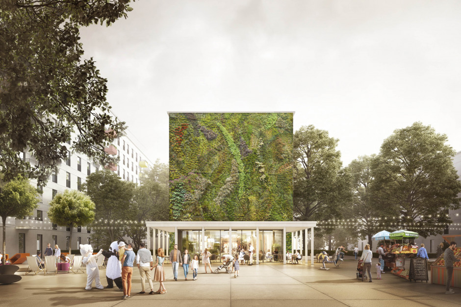 Projekt architektoniczny inwestycji Mieszkanie Plus w Warszawie. Fot. mat. pras. Wiemy jak będzie wyglądać Mieszkanie Plus w Warszawie. Zobacz najlepszy projekt