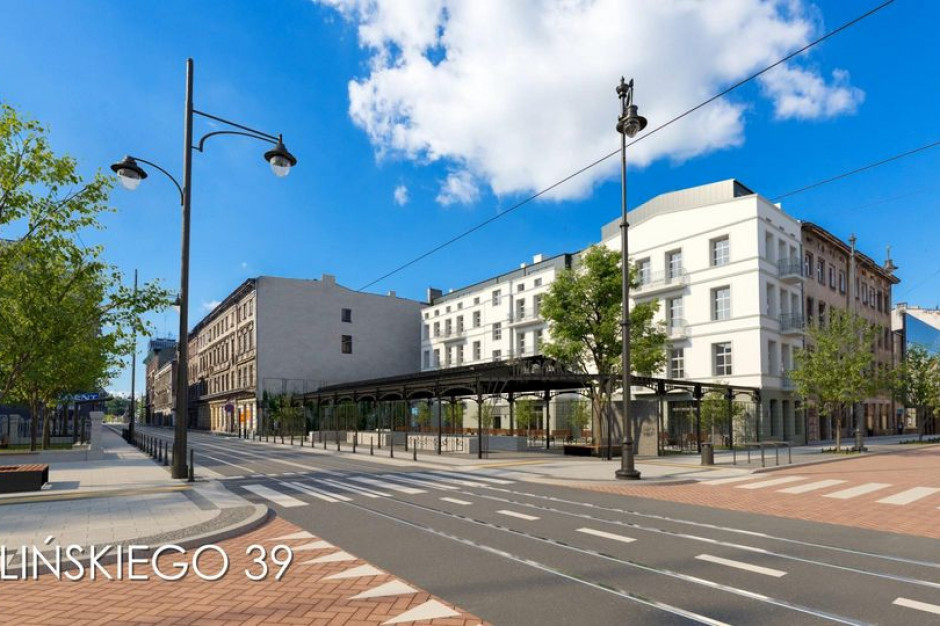 Kilińskiego 39, fot. UM Łodzi Łódź nadbuduje kamenicę przy skrzyżowaniu ul. Jaracza i Kilińskiego