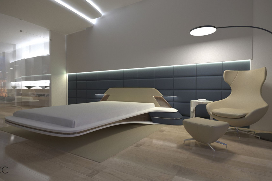 Fot. mat. pras. Futurystyczny apartament w Złotej 44