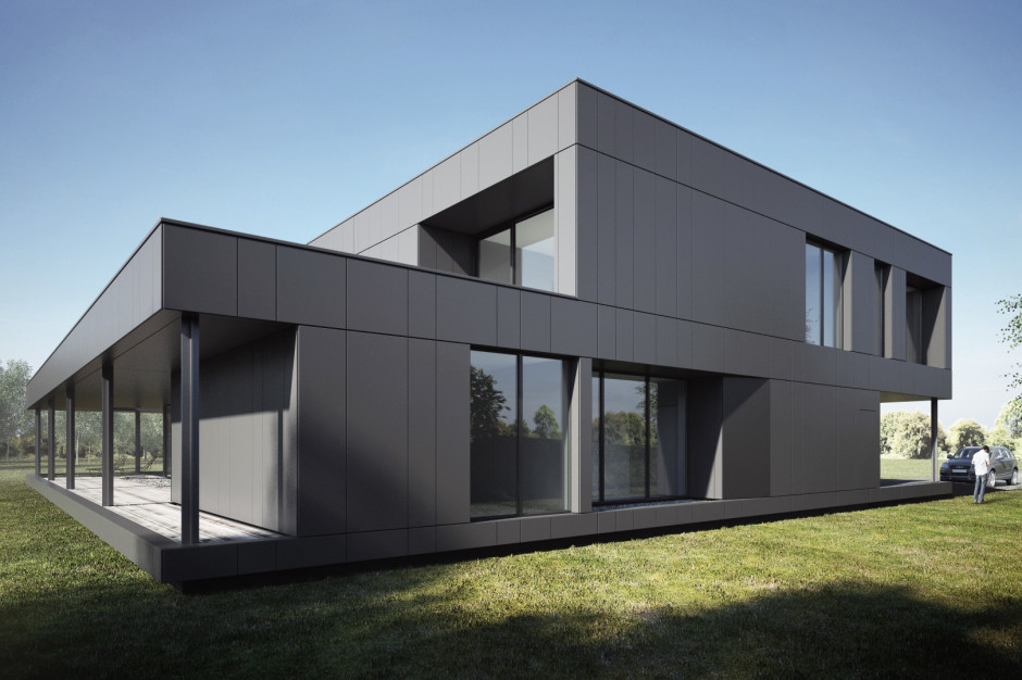 Projekt domu w Gliwicach. Fot. mat. pras. Nowoczesny dom z wizją. Zobacz niebanalny projekt