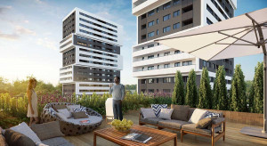Nowe apartamentowce nad Brdą w Bydgoszczy