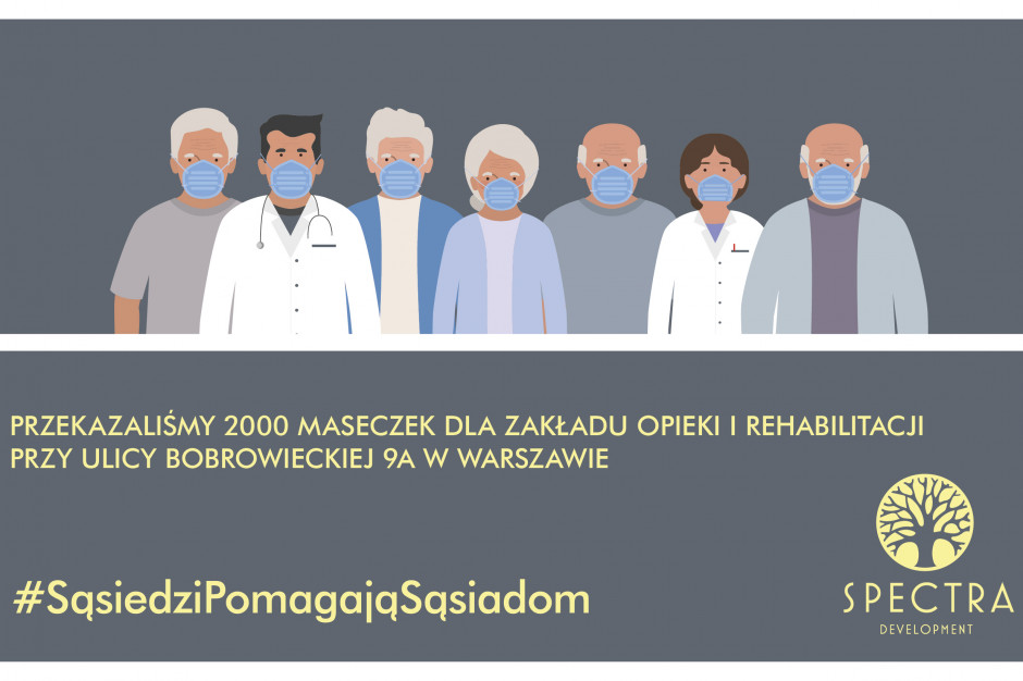 Fot. mat. prasowe Spectra Development wyciąga pomocną rękę do sąsiadów z Bobrowieckiej