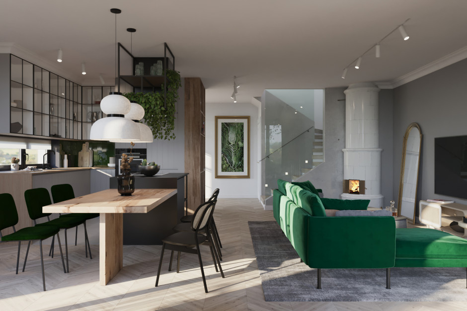 Fot. mat. pras. Eleganckie mieszkanie zainspirowane stylem loft