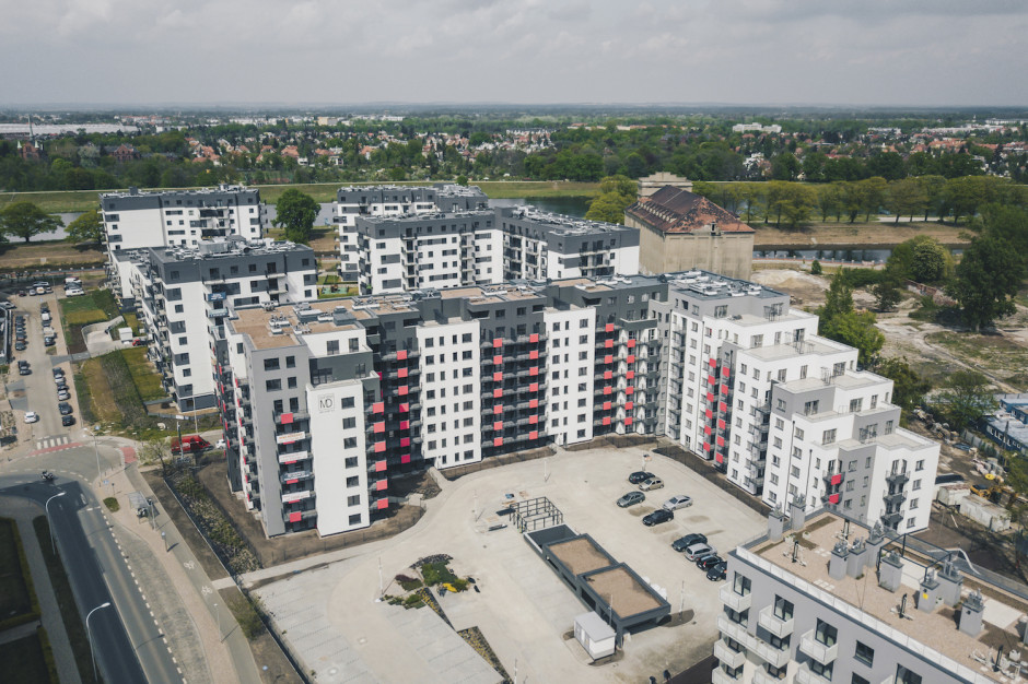Osiedle nad Odrą. Fot. mat. pras. Osiedle nad Odrą: prace nad częściami wspólnymi
