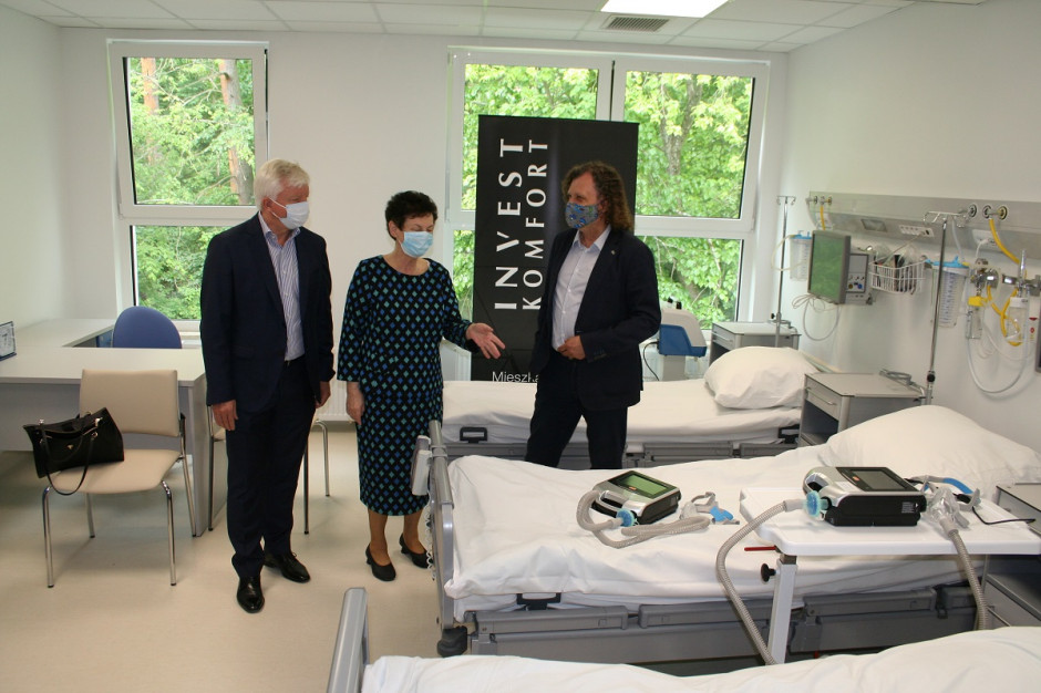 Fot. mat. pras. Invest Komfort zakupił respirator dla Pomorskiego Centrum Reumatologicznego w Sopocie