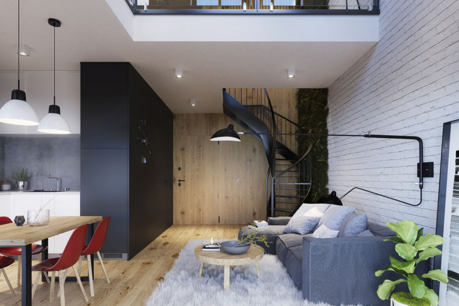 Fot. mat. pras. Apartamenty dwupoziomowe bez skosów - modny trend w polskim budownictwie