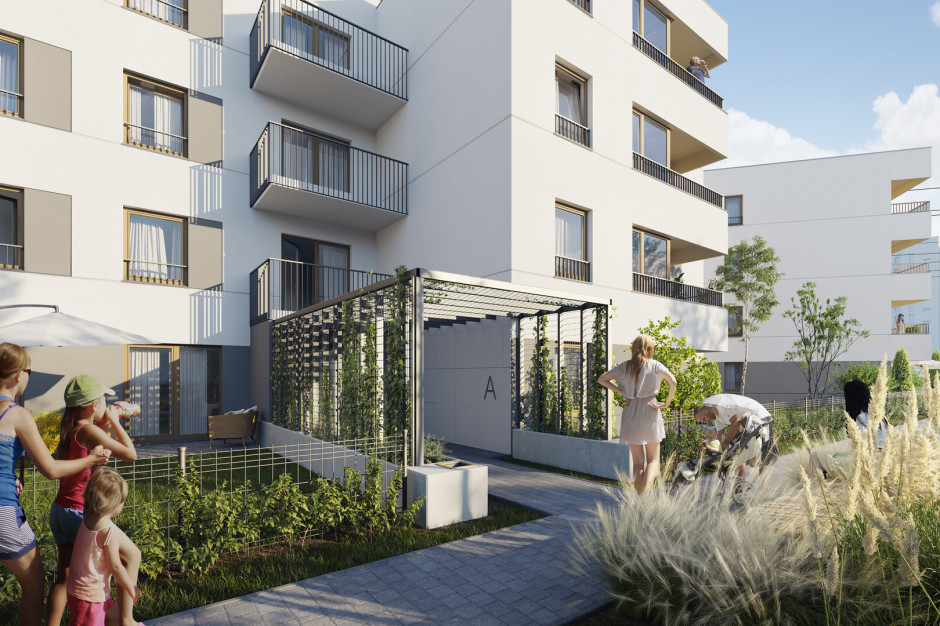 Inwestycja Essentiel w Warszawie. Fot. mat. pras. Bouygues Immobilier celuje w rozwiązania ekologiczne