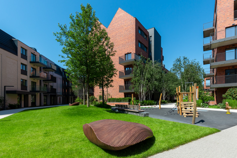 Fot. mat. pras. Studenci gdańskiego ASP ozdobili przestrzeń wspólną osiedla Riverview
