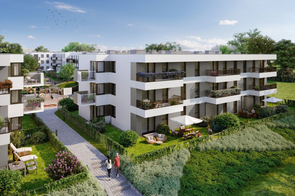 Osiedle Zielna. Fot. mat. pras. Dom Development buduje na wrocławskim Psim Polu. Osiedle Zielna już w sprzedaży