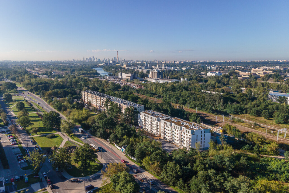 Osiedle Forêt w Warszawie. Fot. Maciej Lulko Zielone osiedle na Białołęce. Bouygues Immobilier kończy budowę Forêt