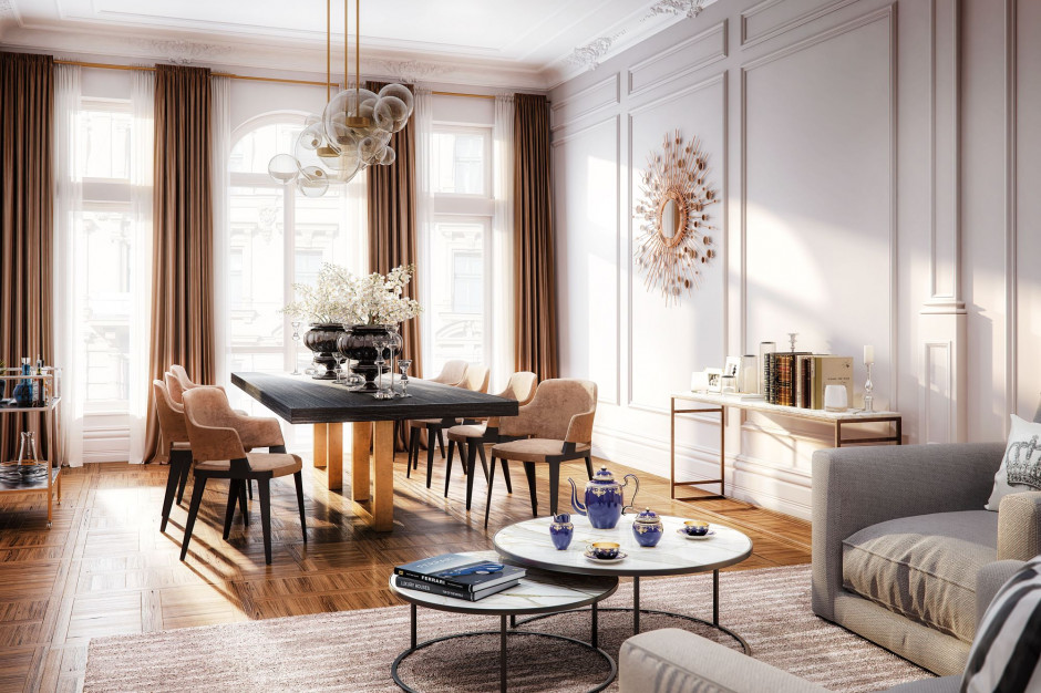 Nagrodzone wnętrza Apartamentów Foksal 13/15, fot. mat. prasowe Architekci wnętrz doceniają wnętrza Foksal 13/15