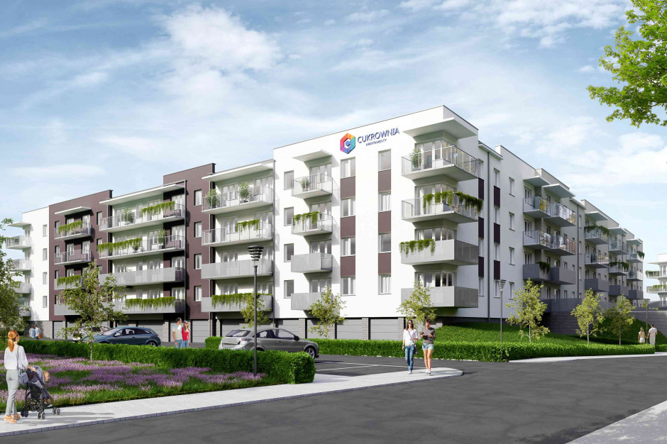 Cukrownia Apartamenty, fot. mat. prasowe Budnex z nowym osiedlem w Szczecinie na terenie dawnej cukrowni