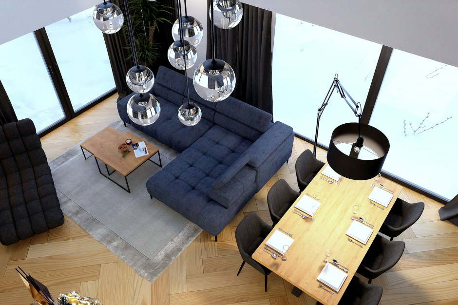 Projekt Aleksandra Idzikowska All Interiors, fot. mat. prasowe Rodzinny dom blisko natury