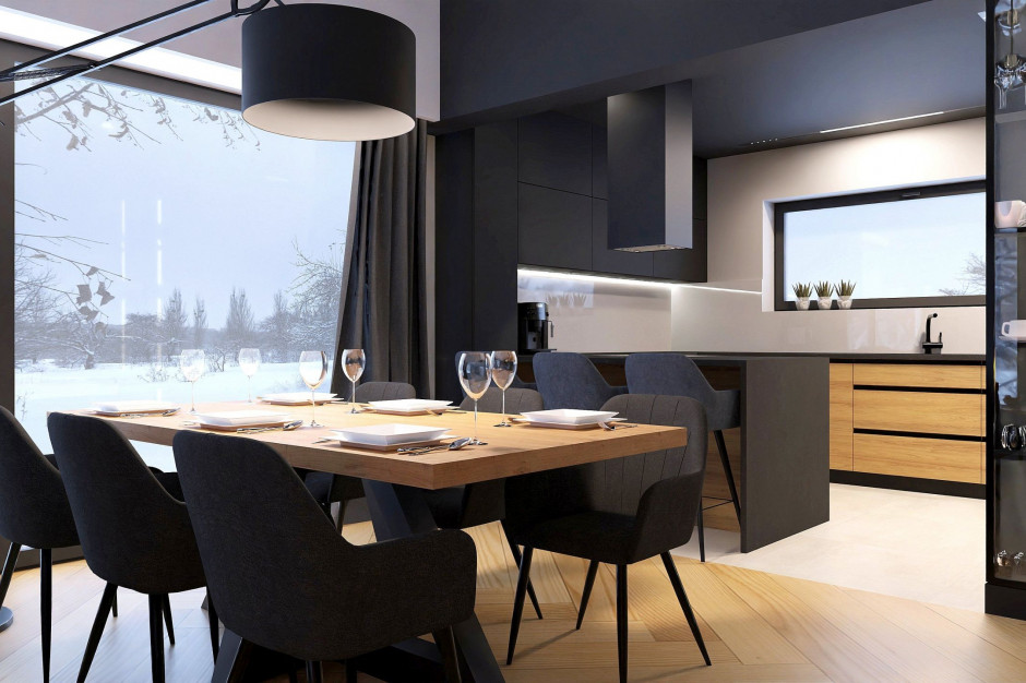 Projekt Aleksandra Idzikowska All Interiors, fot. mat. prasowe Rodzinny dom blisko natury