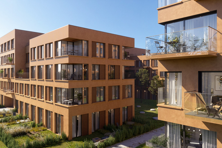Tuwima Gardens powstanie przy ul. Tuwima 97 w Łódzi, fot. mat. prasowe HRE Investments z inwestycją Tuwima Gardens w Łodzi