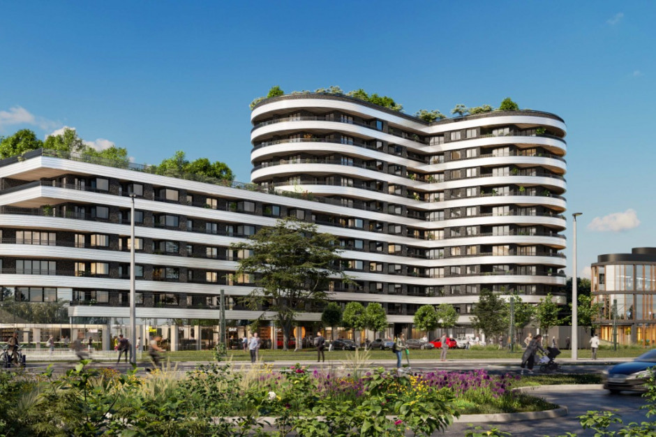 Zielony projekt mieszkalno-usługowy zostanie zlokalizowany blisko ścisłego centrum Krakowa na dotychczas niezagospodarowanych terenach poprzemysłowych. Fot. mat. pras. Mimo przeszkód rusza kolejny etap prac przy Angel Green w Krakowie