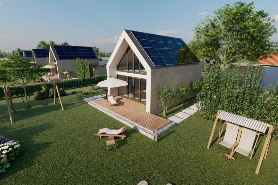 Energiale, osiedle samowystarczalne energetycznie, które powstanie na Mazurach, fot. mat. prasowe Na Mazurach powstanie samowystarczalne energetycznie osiedle domów