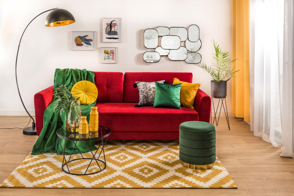 Styl pop-art to żywe kolory i wyraziste dodatki. Fot. mat. pras. Trend Alert: styl pop-art w wiosennych aranżacjach