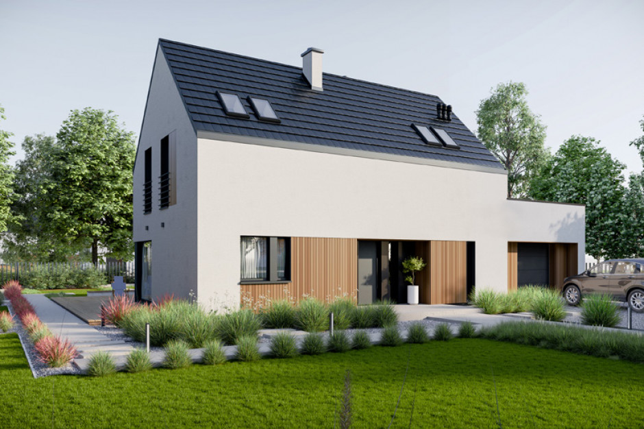 Dom wybudowany w technologii szkieletowej. Fot. mat. pras. Wood Core House z nagrodą za innowacyjny projekt budowlany