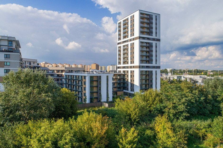 Osiedle Horyzont Praga. Fot. mat. pras. Najwyższy budynek Cordii gotowy do zamieszkania
