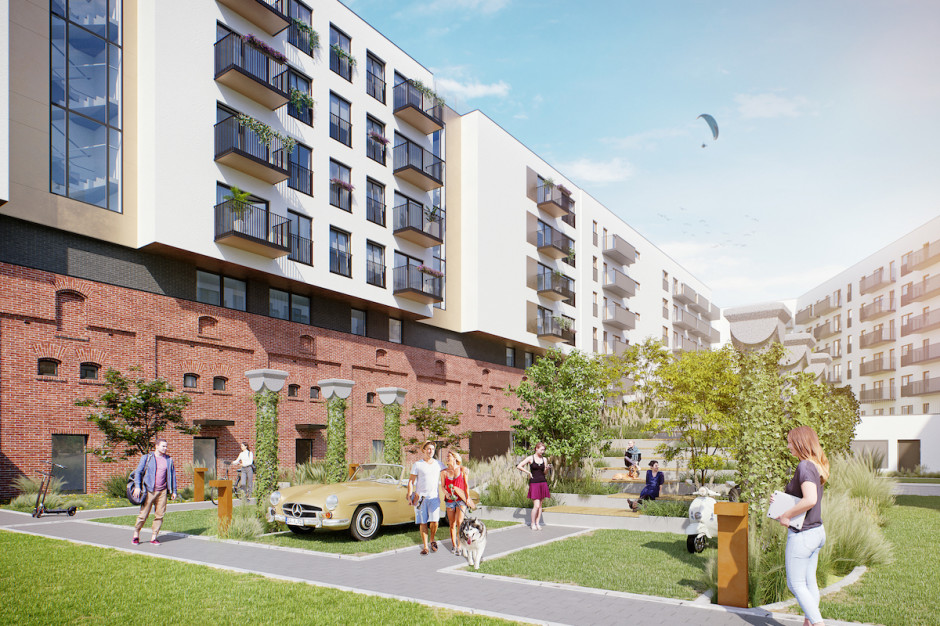 Patio przy Osiedlu Atmo, fot. mat. prasowe Eiffage buduje patio przy osiedlu Atmo we Wrocławiu
