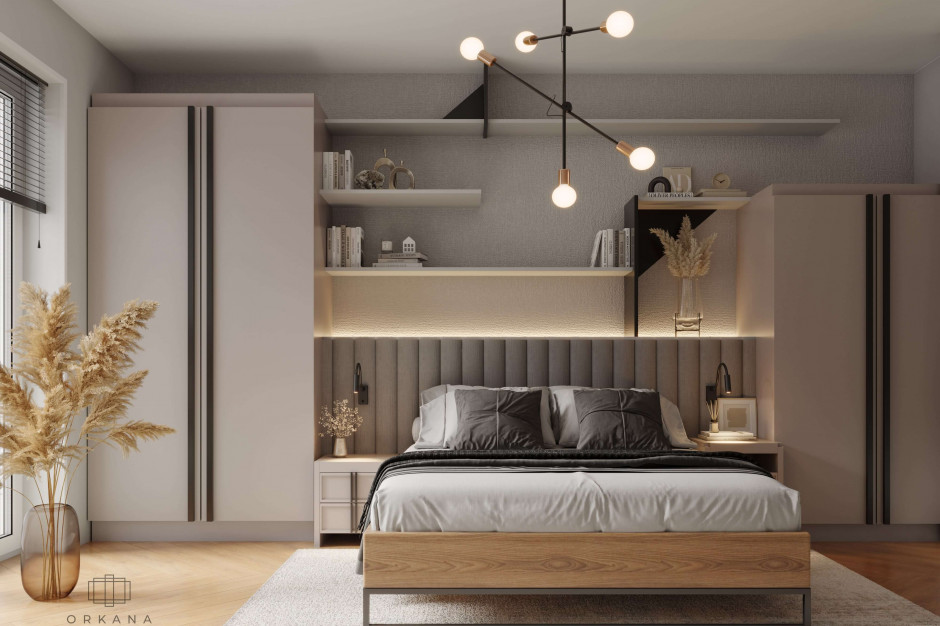 Orkana Apartments - sypialnia, fot. mat. prasowe Na Mokotowie powstaje kameralna inwestycja premium Orkana Apartments