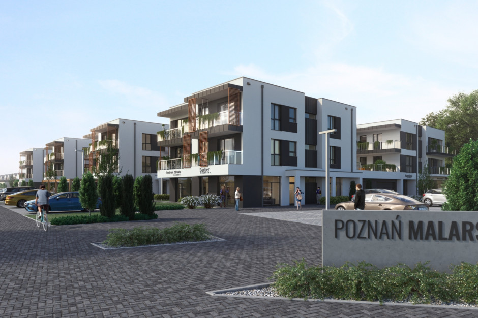 Osiedle Poznań Malarska zostało zaprojektowane i zostanie przygotowane kompleksowo. Fot. mat. pras. Osiedle Poznań Malarska. Nowa inwestycja na mapie Poznania