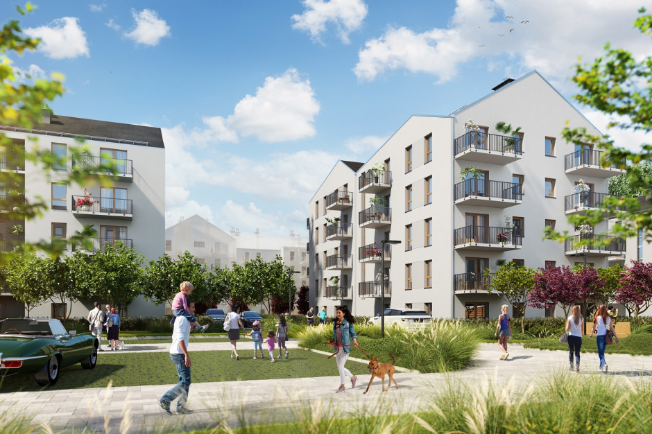 Osiedle Enter realizowane przez Echo Investment. Fot. mat. pras. Osiedle Enter gotowe do zamieszkania