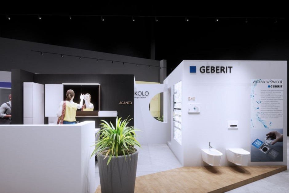 Stoisko Geberit. Fot. mat. pras. Geberit na 4 Design Days w Katowicach