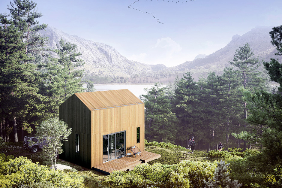 BXB studio projektuje modułowe domy drewniane