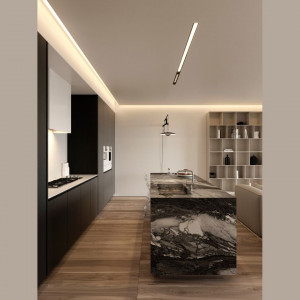 Zobacz luksusowy apartament z otwartą strefą dzienną