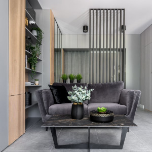 Elegancki mikroapartament w Krakowie. Zobacz projekt pracowni Marbou