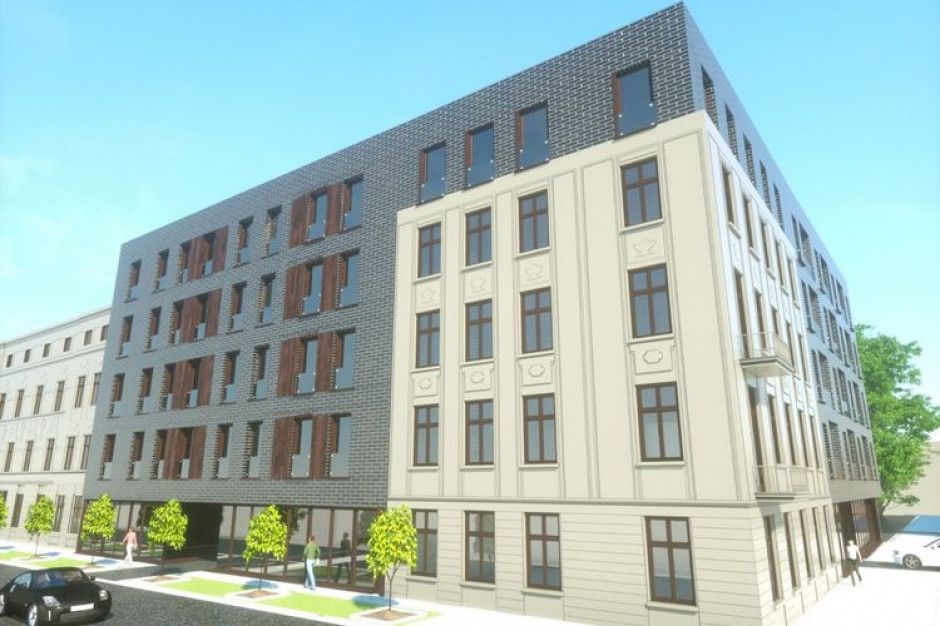 Budują mieszkania w Łodzi pod wynajem , wiz. mat. pras. Fundusz Mieszkań na Wynajem buduje w Łodzi. Kolejny budynek przy Składowej