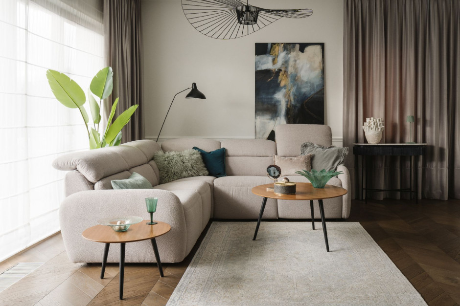 Sofa Loggia od Gala Collezione. Fot. mat. pras. Sofa w salonie. Zobacz trendy na lato