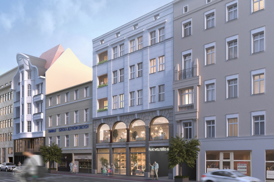 Plac Wolności 6 to najnowszy projekt przygotowywany przez Inwestycje Wielkopolski. Fot. mat. pras. Inwestycje Wielkopolski i INA Management łączą siły w Poznaniu